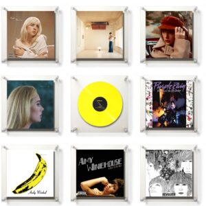 2023 Record Wall With Best Selling Albums